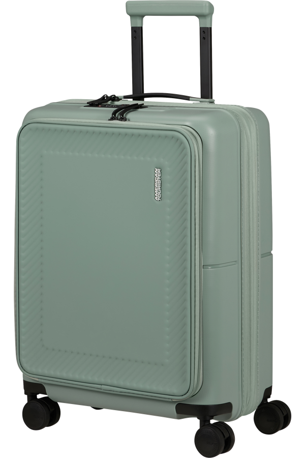 American Tourister DashPop Spinner Expandable Frontloader 55cm  Iceberg Green American Tourister DashPop Spinner Expandable Frontloader 55cm  Iceberg Green