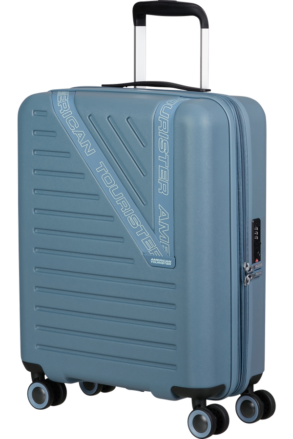American Tourister Dynabelt Spinner EXP TSA 55cm  Rainstorm Blue American Tourister Dynabelt Spinner EXP TSA 55cm  Rainstorm Blue