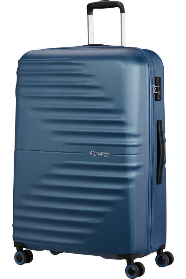 American Tourister Wavetwister Spinner TSA 77cm  Dark Navy