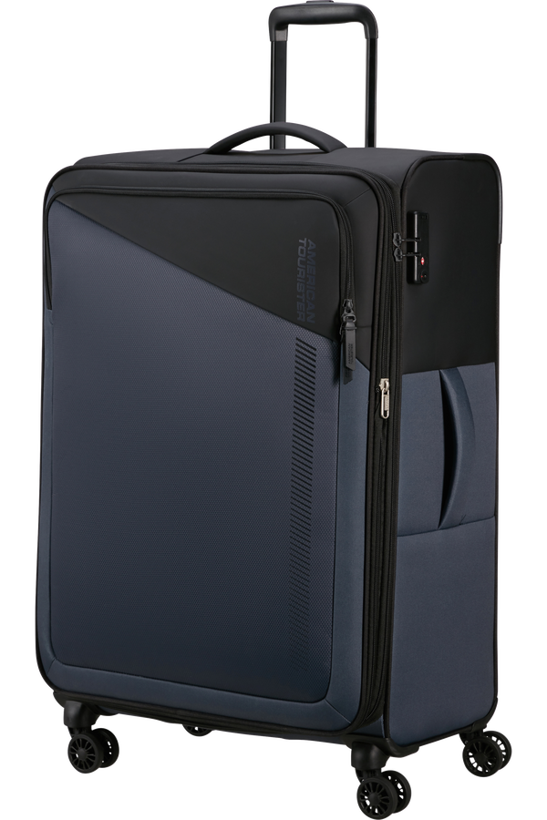 American Tourister Daring Dash Spinner Expandable TSA L  Black/Grey