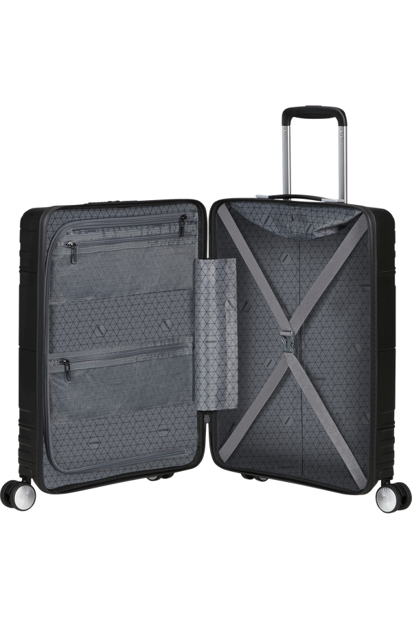 American Tourister Hello Cabin Spinner TSA Coated 55cm  Onyx Black