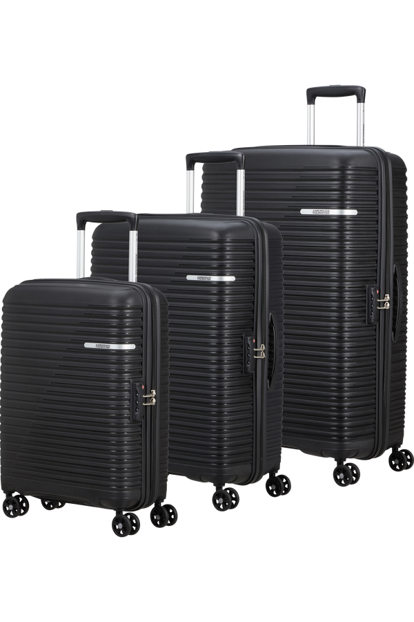 American Tourister Liftoff 3 PC Set A  Black