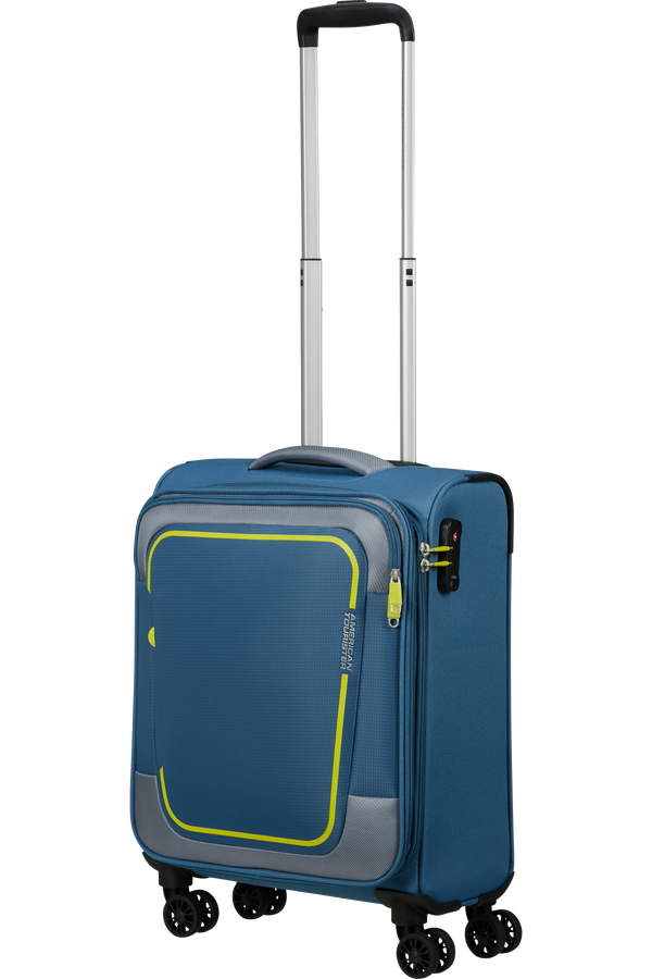 American Tourister Pulsonic Spinner Expandable 55 cm  Coronet Blue
