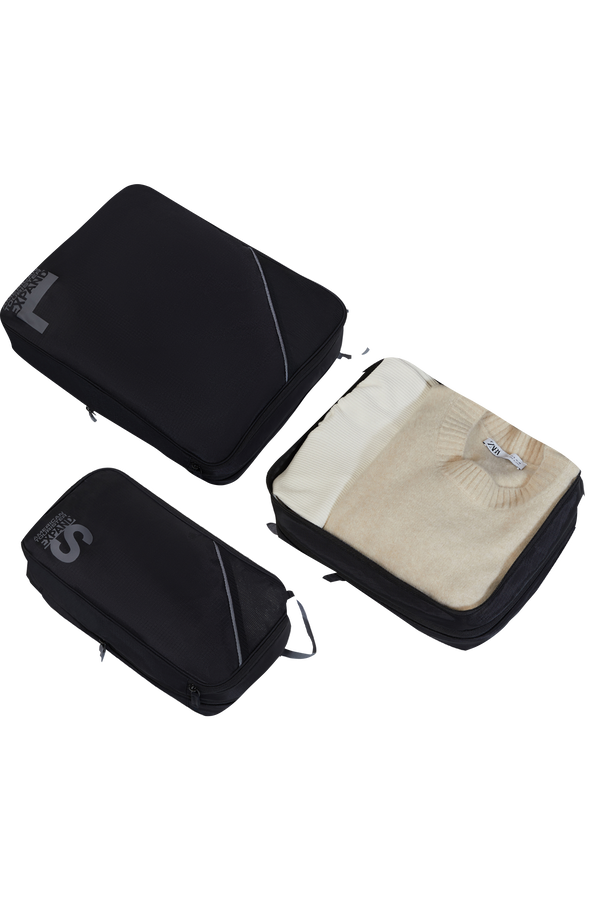 Packing Cubes S&aelig;t med 3 Pakkekuber