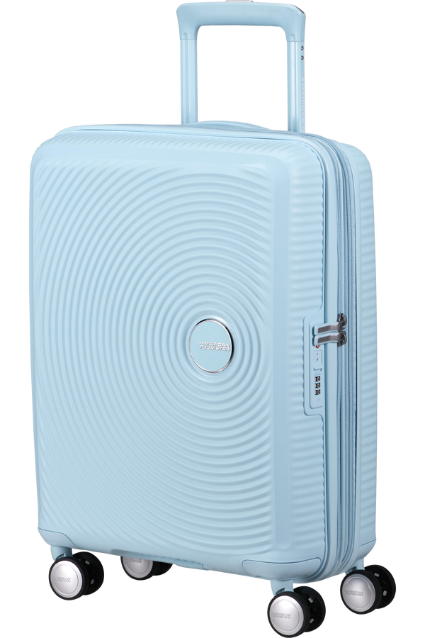 American Tourister SoundBox Spinner TSA Expandable 55cm  Pastel Blue
