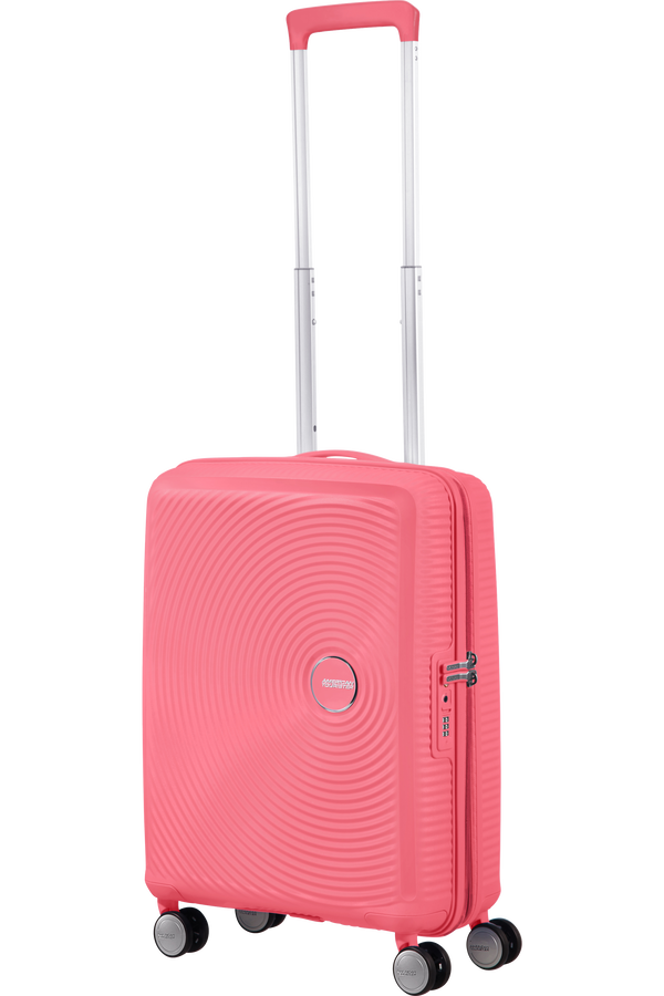 American Tourister Soundbox Spinner Expandable 55cm  Sun Kissed Coral