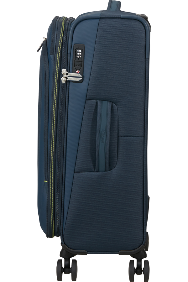 American Tourister Wanderlite Spinner EXP TSA M  Dark Navy
