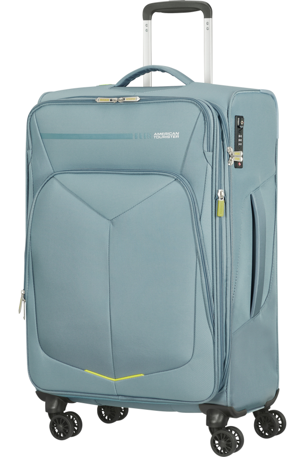 American Tourister Summerfunk Spinner Exp TSA 67cm  Metal Grey