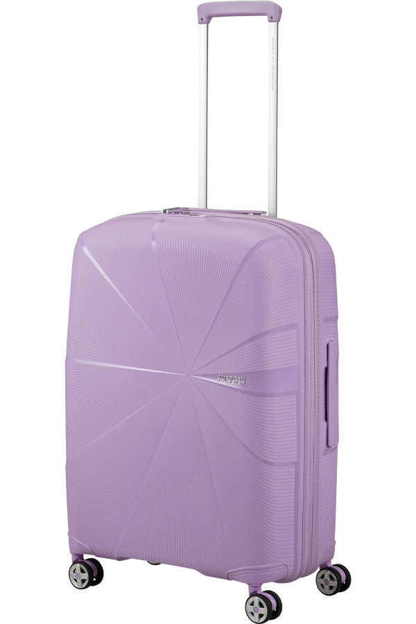 American Tourister Starvibe Spinner Expandable TSA 67cm Digital Lavender