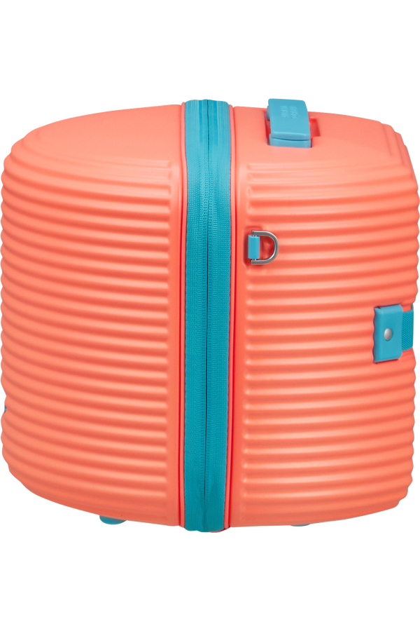 American Tourister Rollio Beauty Case  Coral/Blue
