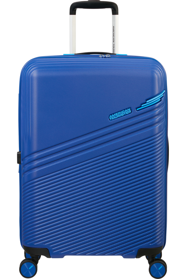 American Tourister Triple Trace Spinner TSA Expandable 67cm Navy/Blue