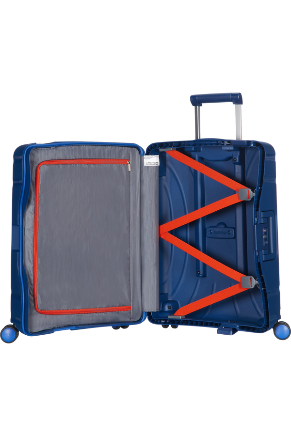 American Tourister Lock'n'Roll 4-wheel cabin baggage Spinner suitcase 40x55x20cm Marine Blue