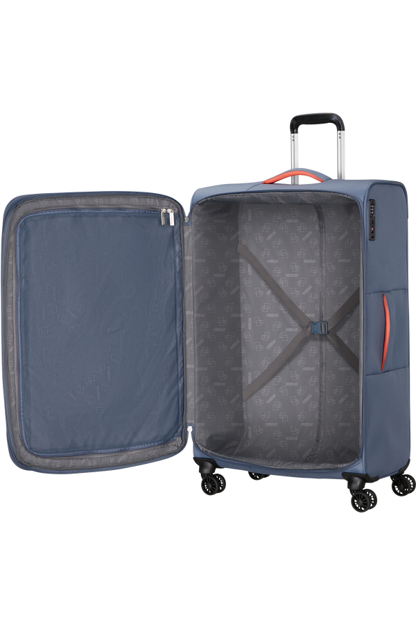 American Tourister Cloudrider Spinner EXP TSA L  Stone Blue American Tourister Cloudrider Spinner EXP TSA L  Stone Blue