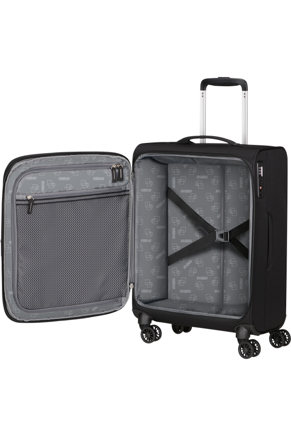 American Tourister Aerospin Spinner Expandable S  Black