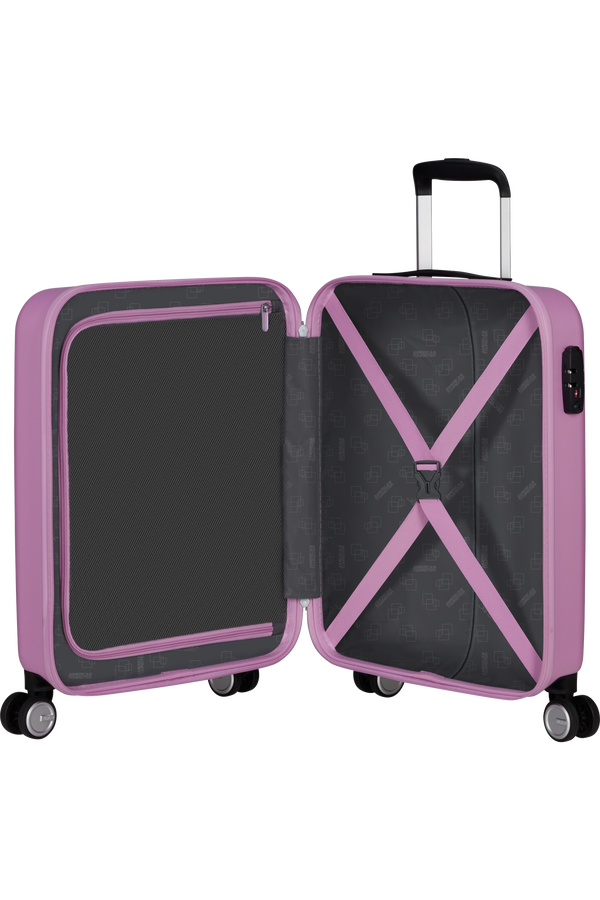 American Tourister Astrobeam Spinner TSA 55cm  Pastel Lavender American Tourister Astrobeam Spinner TSA 55cm  Pastel Lavender