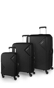 American Tourister At Zakk 3 PC Set C  Black