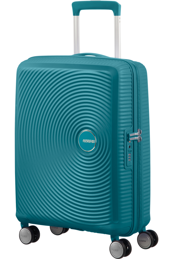 American Tourister Soundbox Spinner Expandable 55cm  Jade Green