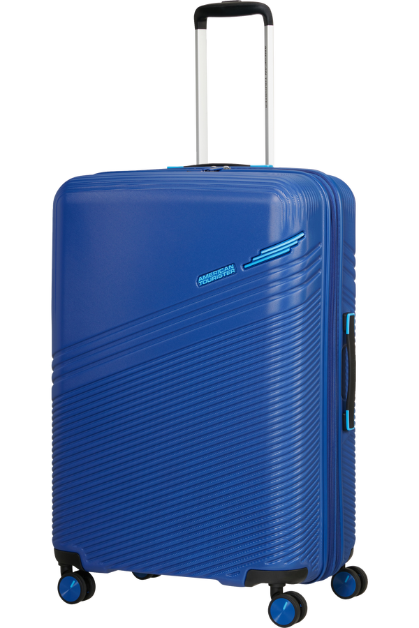American Tourister Triple Trace Spinner TSA Expandable 76cm  Navy/Blue