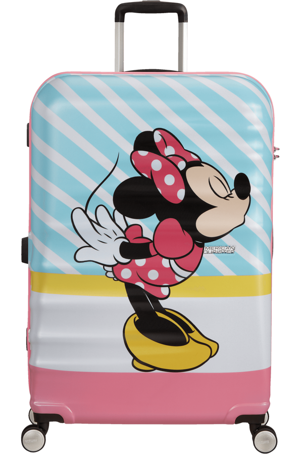 American Tourister Wavebreaker Disney Spinner 77cm  Minnie Pink Kiss