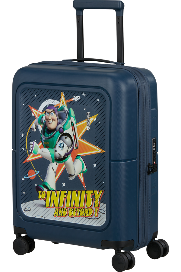 Dashpop Disney 55cm H&aring;ndbagage | American Tourister Dashpop Disney Spinner Expandable TSA Disney 55cm  Buzz Lightyear