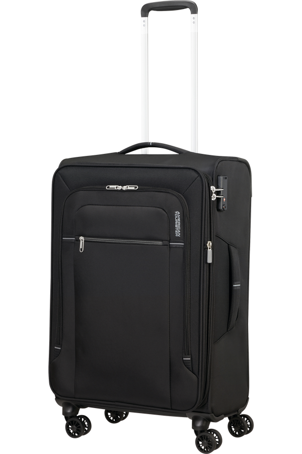 American Tourister Crosstrack Spinner Expandable 67cm  Black/Grey