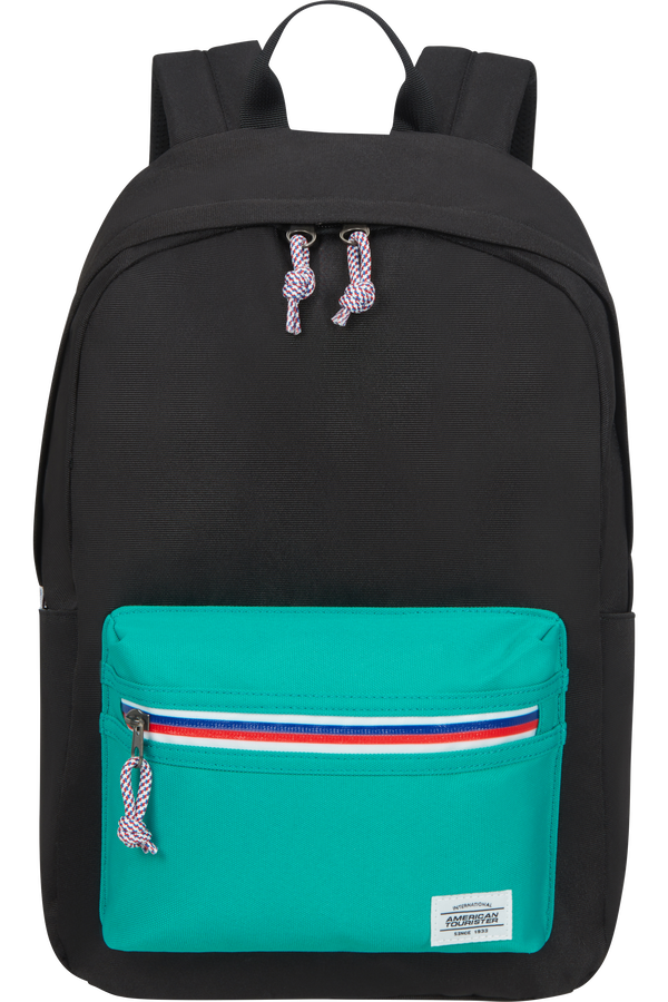 American Tourister Upbeat Backpack ZIP  Black/Turquoise