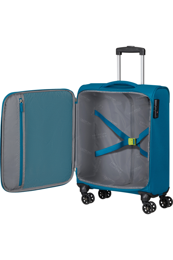 American Tourister Hyperspeed Spinner TSA 55cm  Deep Teal American Tourister Hyperspeed Spinner TSA 55cm  Deep Teal
