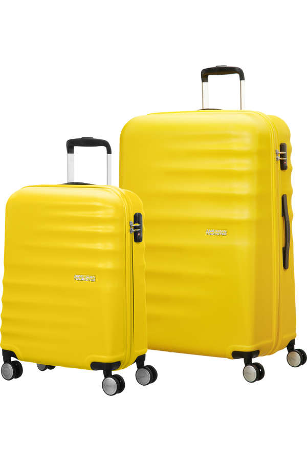 American Tourister Wavebreaker 2 PC Set A Sunny Yellow