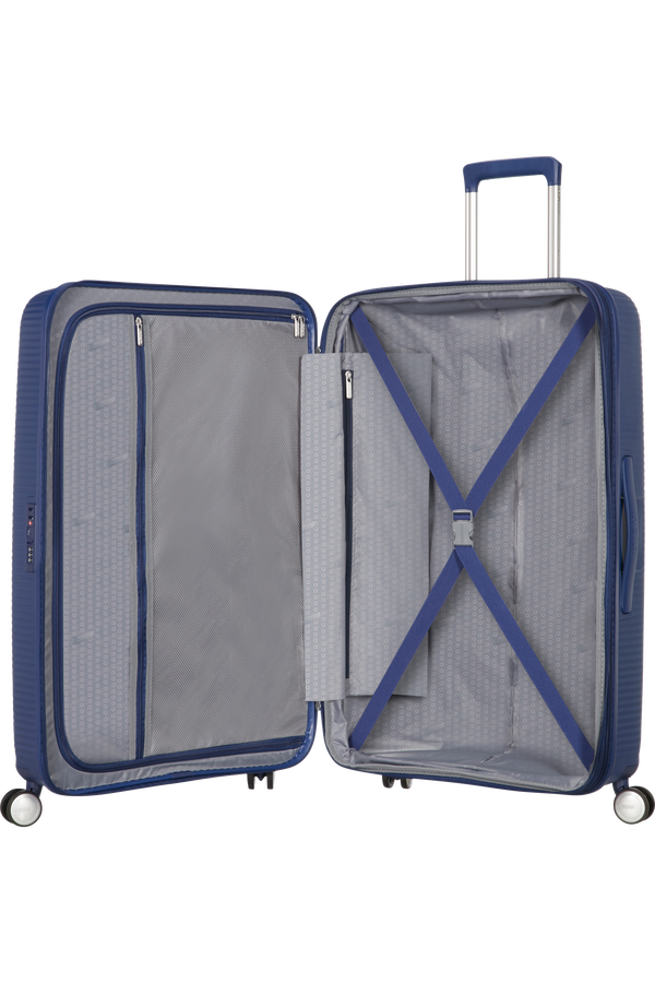 American Tourister Soundbox Spinner Expandable 77cm Midnight Navy