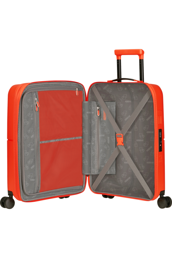 American Tourister DashPop Spinner Expandable TSA 55cm  Tangerine Red American Tourister DashPop Spinner Expandable TSA 55cm  Tangerine Red