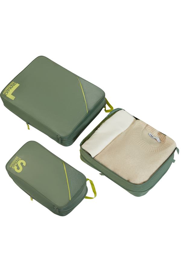 Packing Cubes S&aelig;t med 3 Pakkekuber