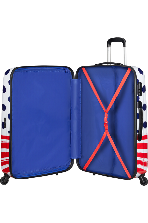 American Tourister Disney Legends Spinner 75cm  Minnie Blue Dots