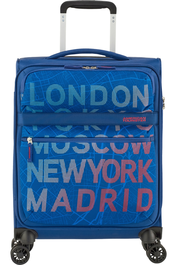 American Tourister Matchup Spinner Print TSA 55cm  City Map Blue